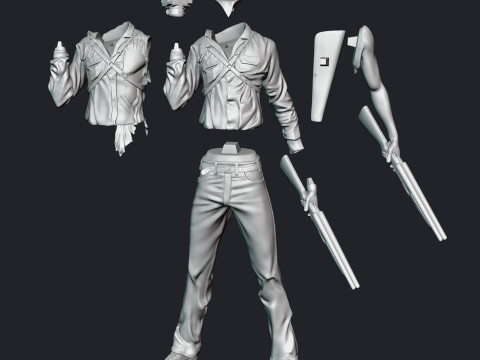 Ash Williams - The Evil Dead 2 3D Baskı Modeli