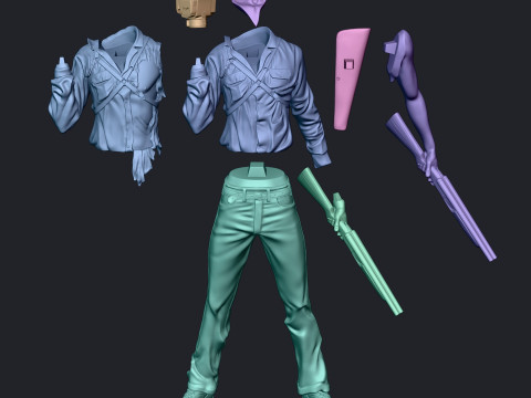 Ash Williams - The Evil Dead 2 3D Baskı Modeli