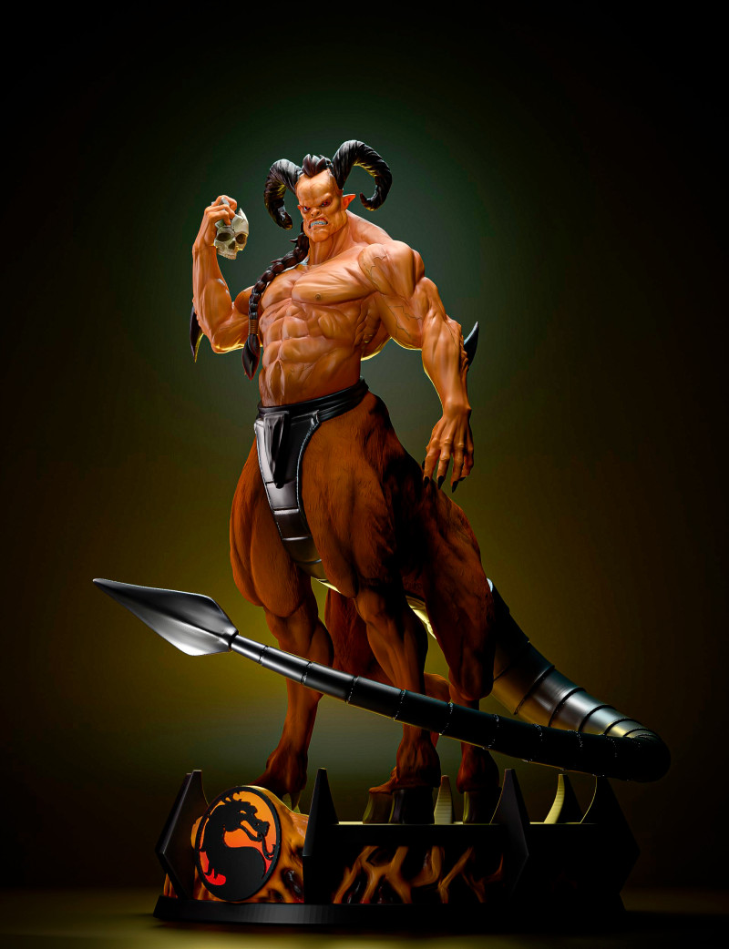 Motaro - Mortal Kombat 3 3D Baskı Modeli .c4d .max .obj .3ds .fbx .stl .blend 
