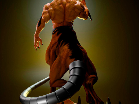Motaro - Mortal Kombat 3 3D Baskı Modeli