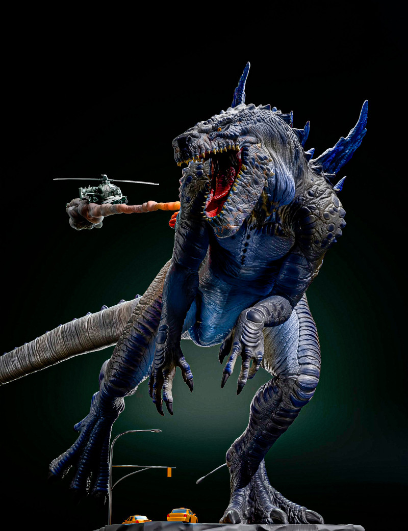 Godzilla 1998 3D Print Model .c4d .max .obj .3ds .fbx .stl .blend 