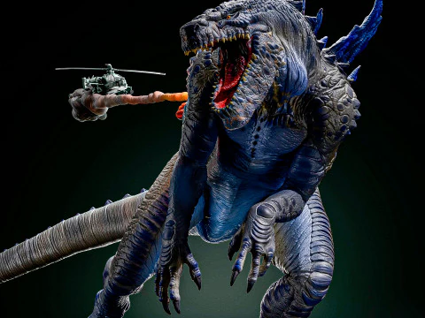 Godzilla 1998 Modelo de Impressão 3D