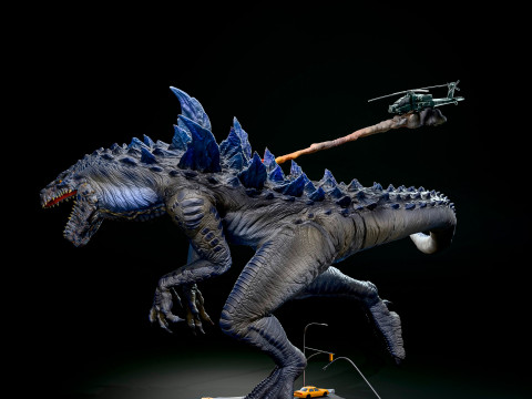 Godzilla 1998 3D Print Model