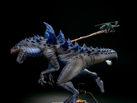 Godzilla 1998 Modelo de Impressão 3D