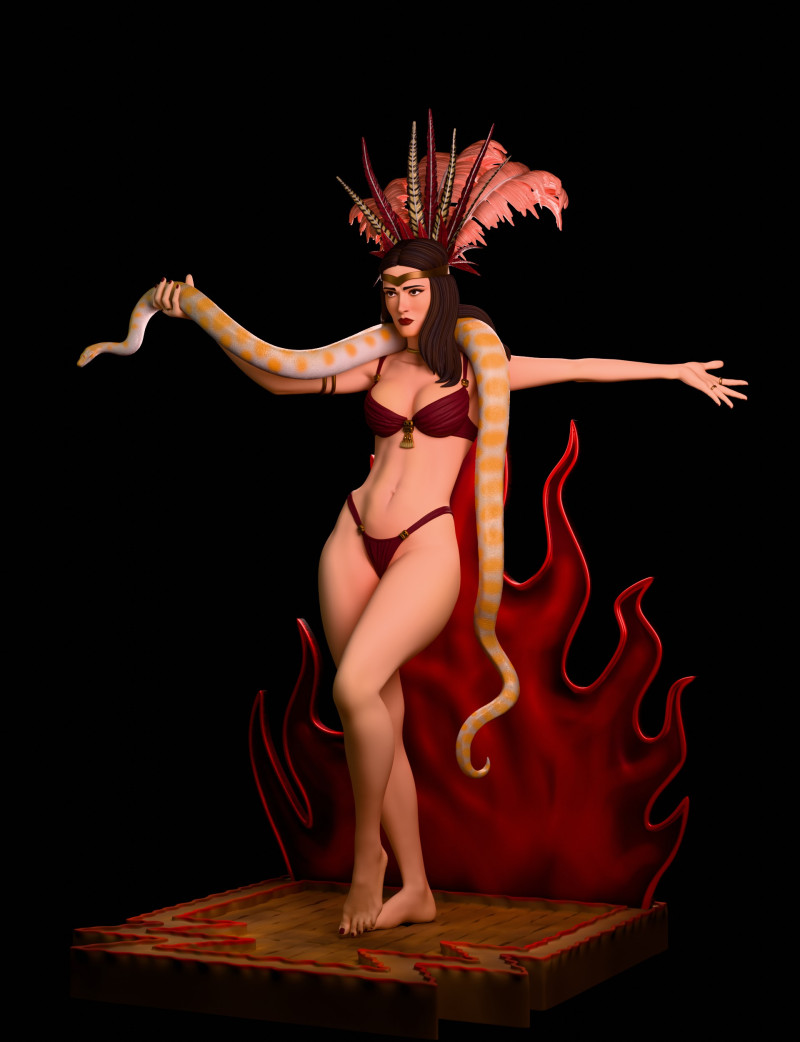 Santanico Pandemonium - Dusk-to-Dawn Modelo de Impressão 3D .c4d .max .obj .3ds .fbx .stl .blend 