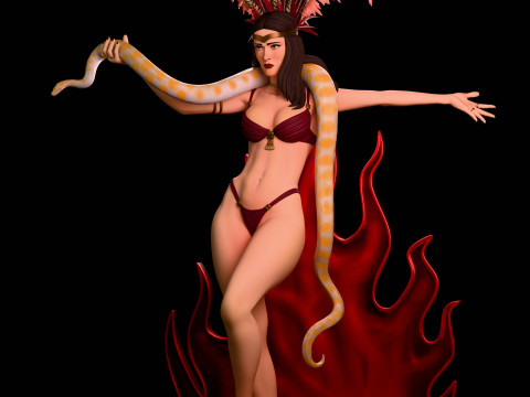 Santanico Pandemonium - Dusk-to-Dawn 3D Print Model