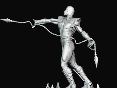 Scorpion - Mortal Kombat 3 3D Print Model