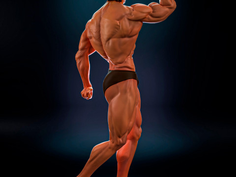 Arnold Schwarzenegger Model Cetak 3D