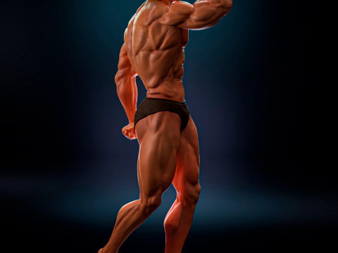 Arnold Schwarzenegger Model Cetak 3D
