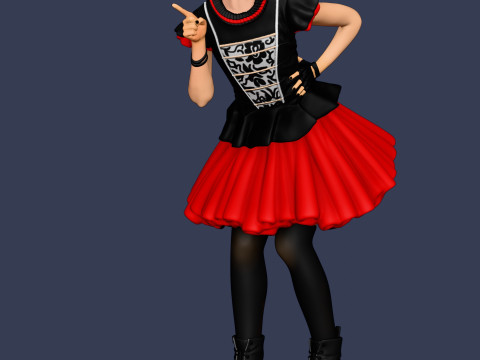 Moa Kikuchi - BABYMETAL 3D Print Model