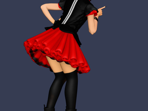 Moa Kikuchi - BABYMETAL 3D Print Model