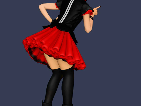 Moa Kikuchi - BABYMETAL Modelo de impresión 3D