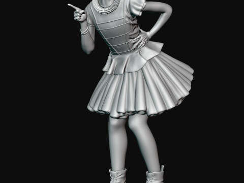 Moa Kikuchi - BABYMETAL 3D Print Model