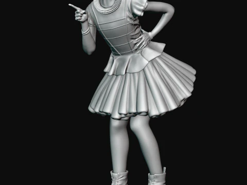Moa Kikuchi - BABYMETAL Modelo de impresión 3D