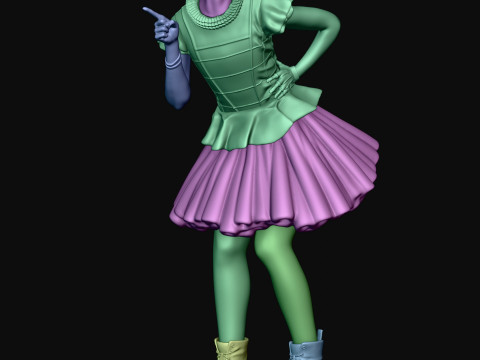 Moa Kikuchi - BABYMETAL 3D Print Model