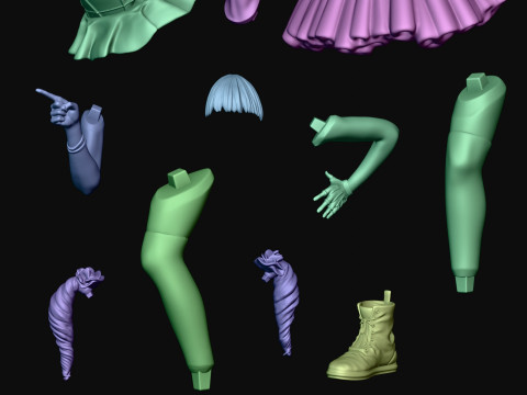 Moa Kikuchi - BABYMETAL 3D Print Model