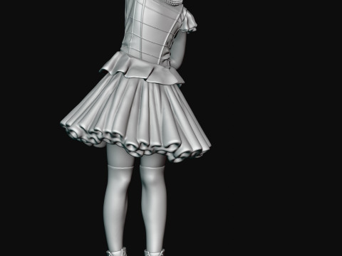 Yui Mizuno - BABYMETAL 3D Druckmodell