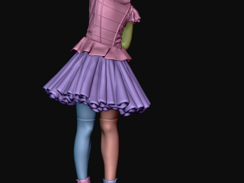 Yui Mizuno - BABYMETAL 3D Druckmodell
