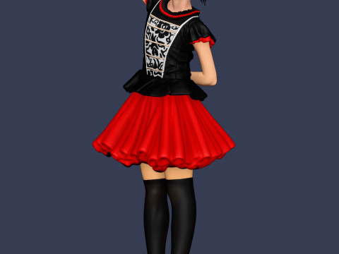 Yui Mizuno - BABYMETAL 3D Druckmodell