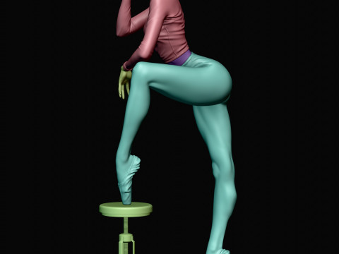 Ballet dancer 3D Print Model