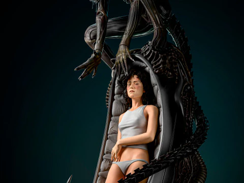 Alien 1979 3D Print Model