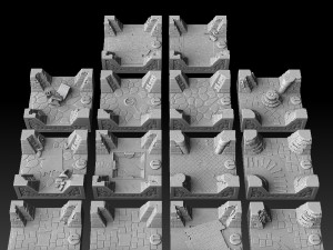 Drakborgen and Dungeonquest 3D Tileset 3D Print Model