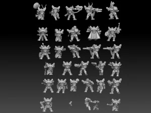 Ork Astroknight Megapack 3D Print Model