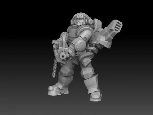 Ork Astroknight Megapack 3D Print Model