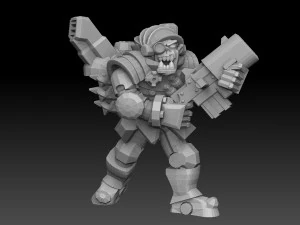 Ork Astroknight Megapack 3D Print Model