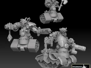 Tank Demons Megapack 3D Print Model
