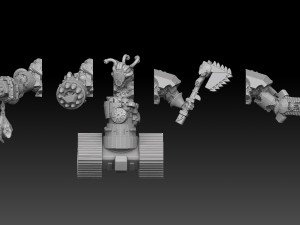 Tank Demons Megapack 3D 프린트 모델