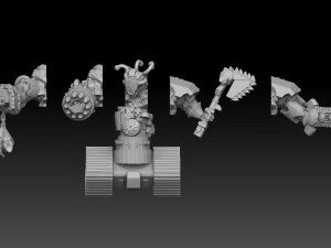 Tank Demons Megapack 3D Print Model