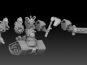 Tank Demons Megapack 3D 프린트 모델