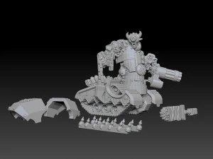 Tank Demons Megapack 3D Print Model