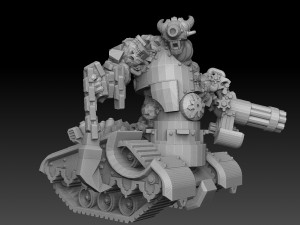 Tank Demons Megapack 3D 프린트 모델