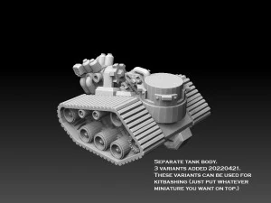 Tank Demons Megapack 3D Print Model