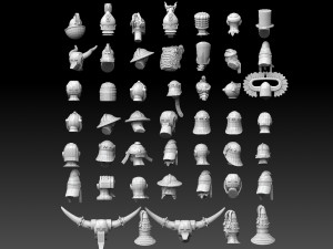 Head Megapack no 2 Modello di stampa 3D