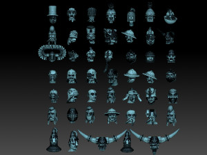 Head Megapack no 2 Modello di stampa 3D