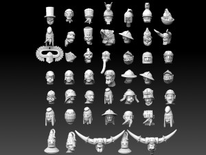 Head Megapack no 2 Modello di stampa 3D