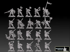 Medieval Knight Megapack 3D Print Model