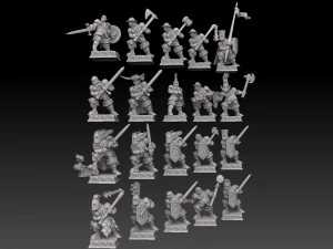 Medieval Knight Megapack 3D Print Model