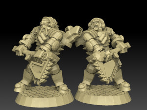 Astroknight Megapack Barehead Edition 3D प्रिंट मॉडल