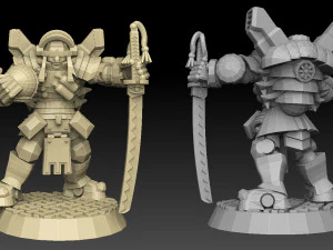 Astroknight Megapack Barehead Edition 3D Print Model