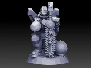 Astroknight Megapack Barehead Edition 3D Print Model