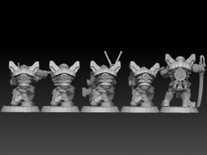 Astroknight Megapack Barehead Edition 3D प्रिंट मॉडल