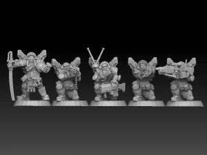 Astroknight Megapack Barehead Edition 3D Print Model