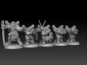 Astroknight Megapack Barehead Edition 3D Print Model
