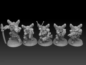 Astroknight Megapack Barehead Edition 3D Print Model