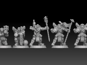 Astroknight Megapack Barehead Edition 3D प्रिंट मॉडल