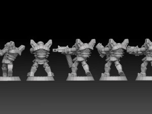 Astroknight Megapack Barehead Edition 3D Print Model